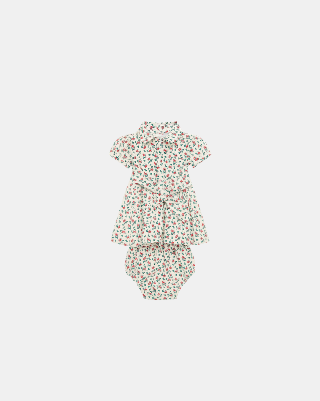 Ralph Lauren Baby Girl Floral Dress & Bloomers - 3 Months