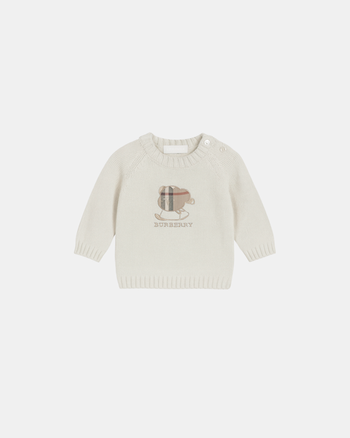 Burberry White Sweater - 9 Months